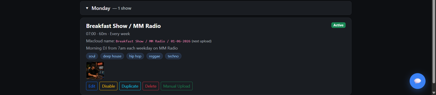 Dashboard show tiles